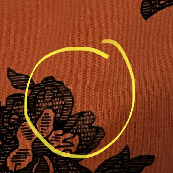 Windsor Shorts Romper Playsuit Sml Terracotta Burnt Velvet Whimsigoth Fairygoth - Picture 6 of 9